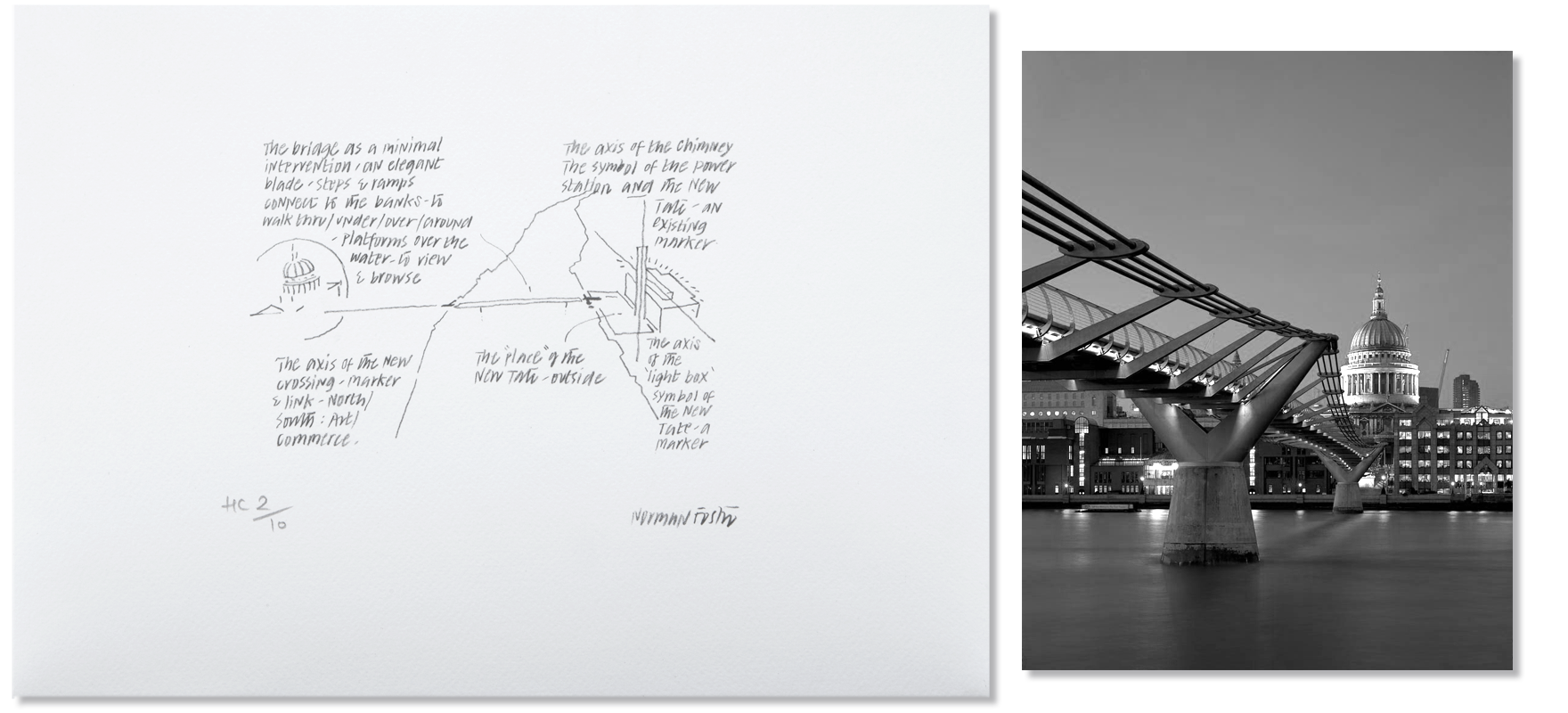 The Millennium Bridge, London